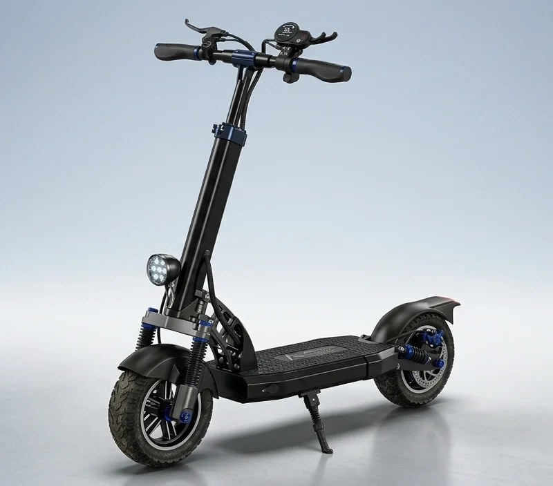 High-Performance Dual-Suspension Electric Scooter